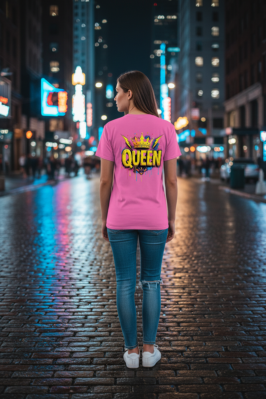 Queen T-Shirt Rückseite Lifestyle
