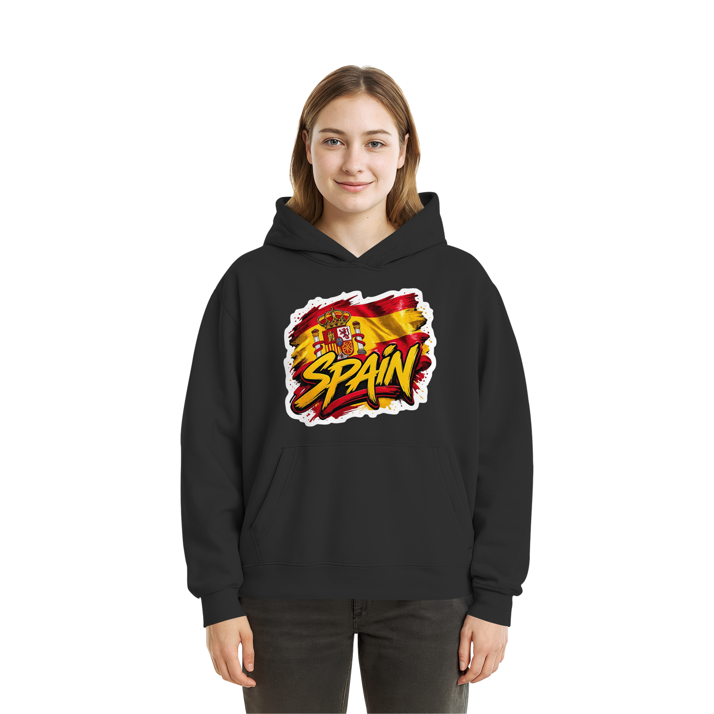 WM 26 - Spanien - Fluffy Boxcut Hoodie