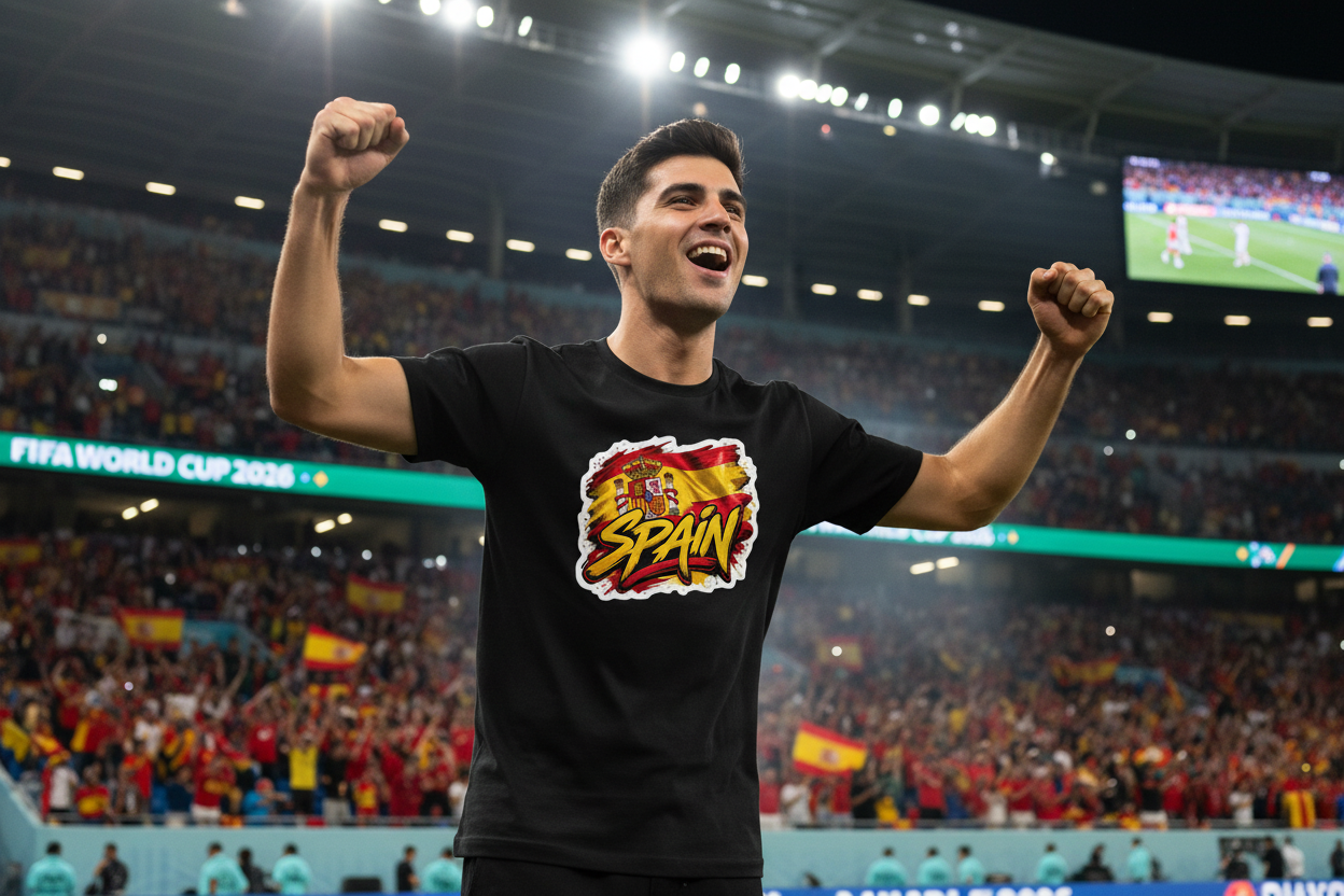 WM 26 Spanien - Premium Shirt Lifestyle